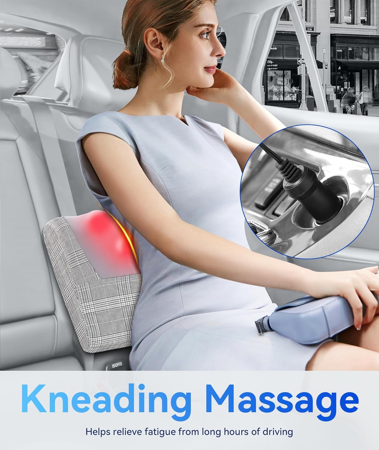 Massage Pillow for Back, Neck, Legs